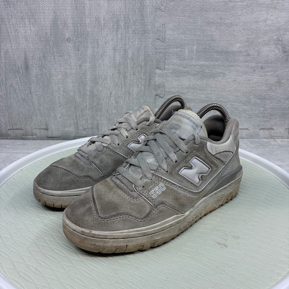 New Balance 550 Rain Cloud Sea Salt Suede Men's Size 6 Sneakers BB550SLB